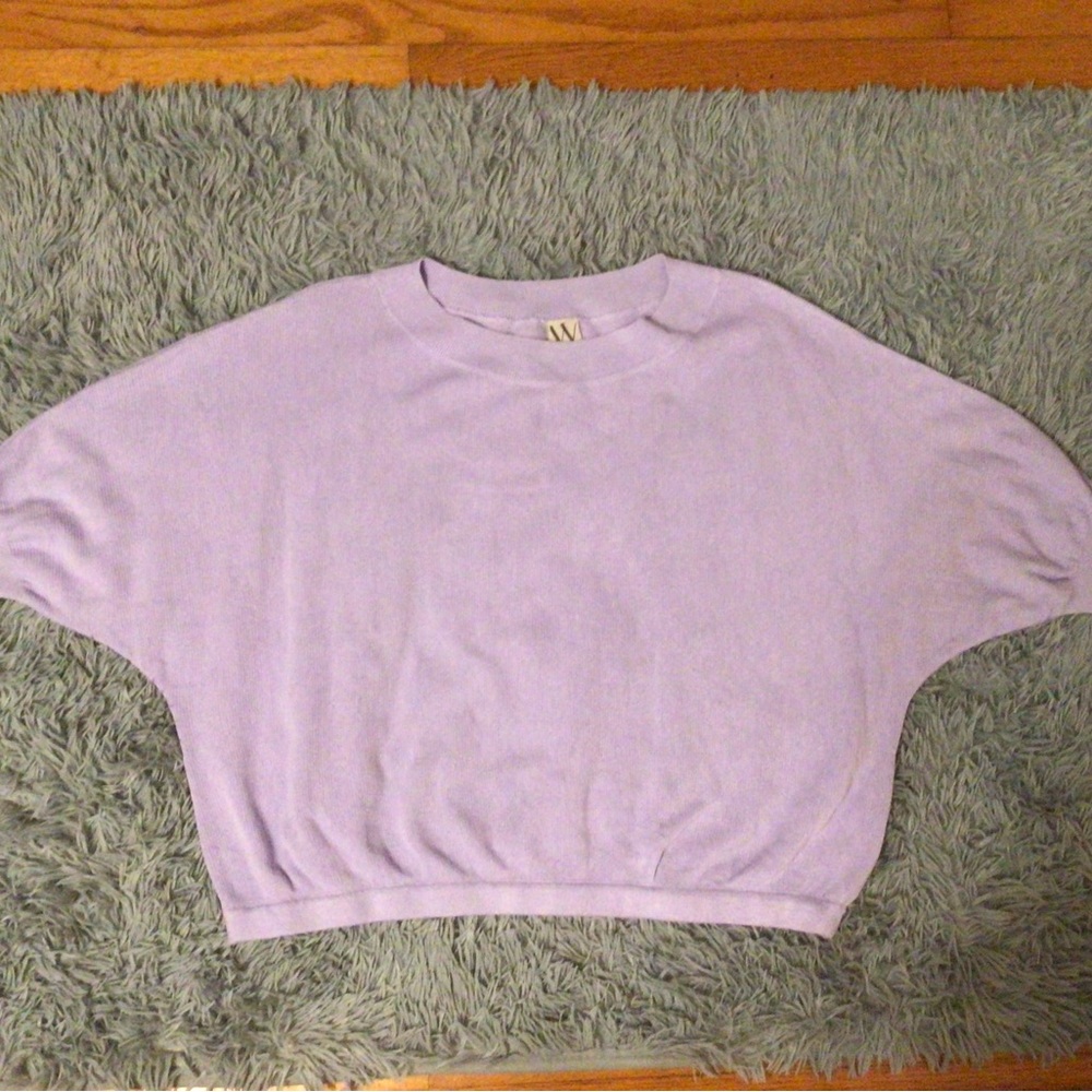 Women’s Lavender Sweater Top sz XL Petite.   J
